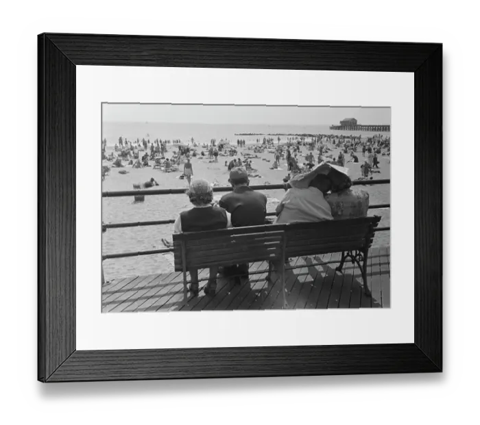 Framed Print : Coney Island Beach Framed Print : Coney Island Beach