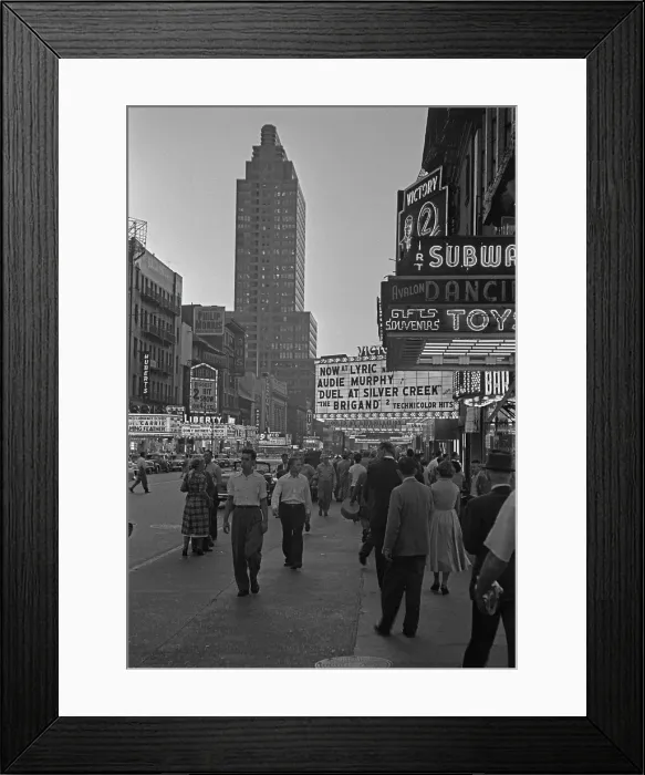 Framed Print : Broadway Movie Theatres Framed Print : Broadway Movie Theatres