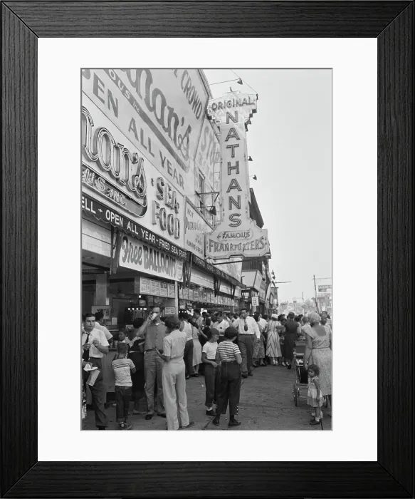 Framed Print : Coney Island Snacks Framed Print : Coney Island Snacks