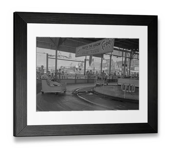 Framed Print : Coney Island Ride Framed Print : Coney Island Ride