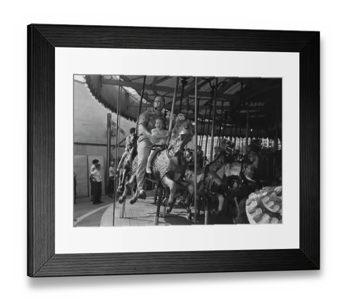 Framed Print : Coney Island Carousel Framed Print : Coney Island Carousel