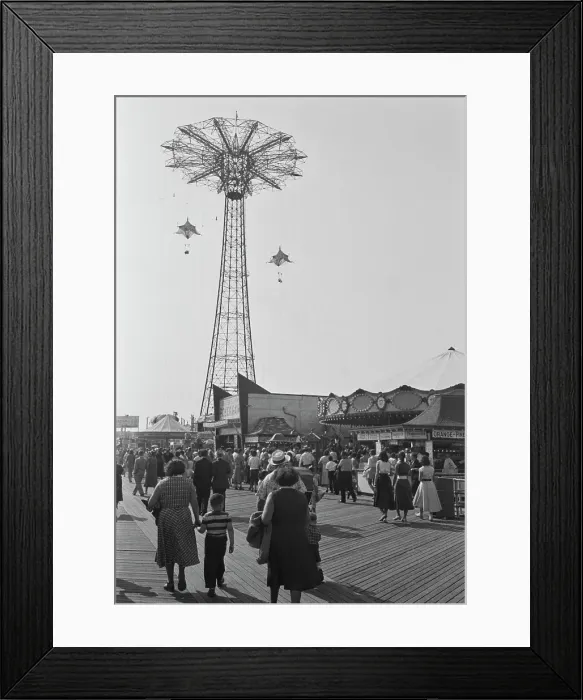 Framed Print : Coney Island Parachute Jump Framed Print : Coney Island Parachute Jump