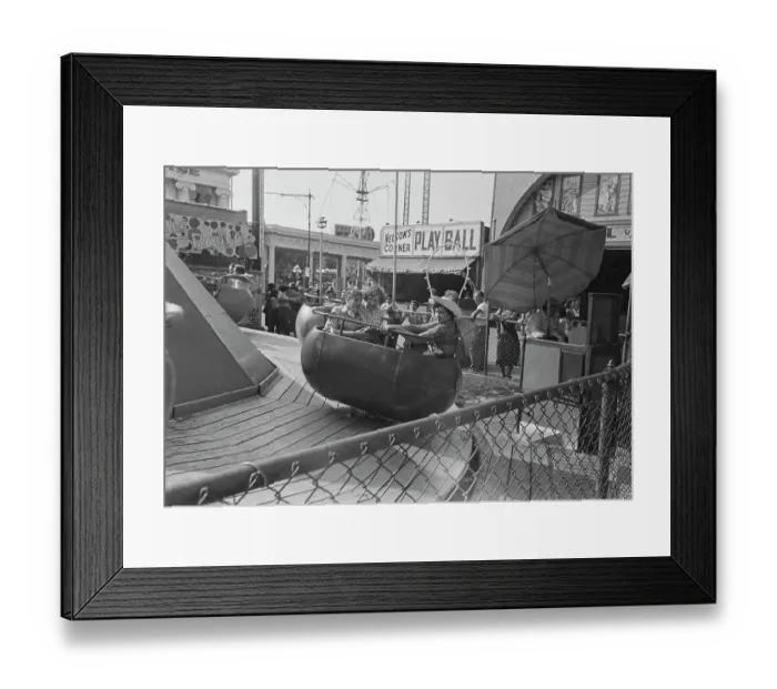 Framed Print : Coney Island Ride Framed Print : Coney Island Ride