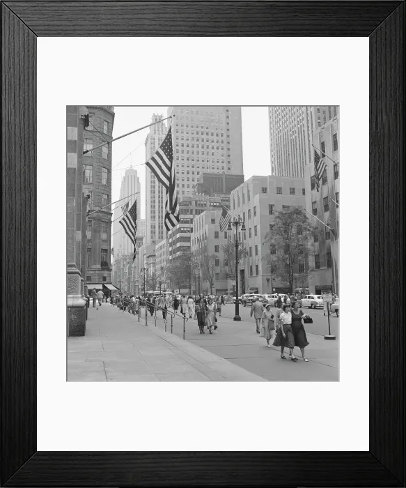 Framed Print : Fifth Avenue Framed Print : Fifth Avenue