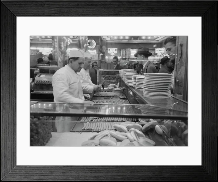 Framed Print : Times Square Hot Dogs Framed Print : Times Square Hot Dogs
