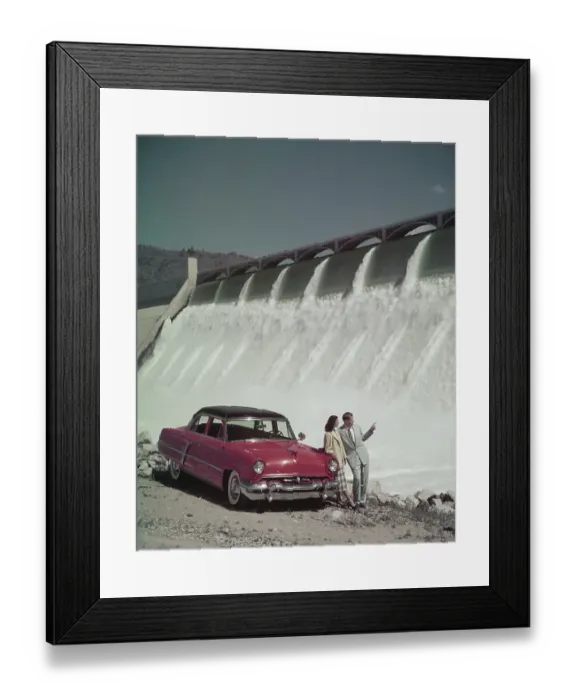 Framed Print : 1952 Lincoln Capri