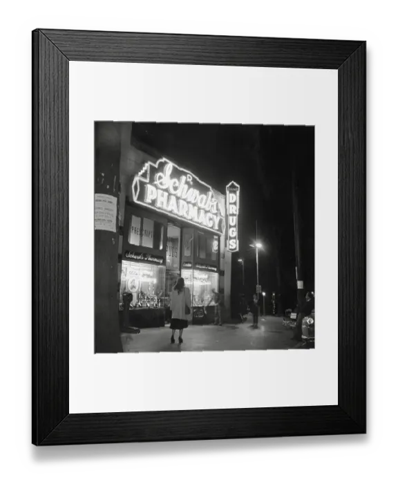 Framed Print : Schwab's Pharmacy Framed Print : Schwab's Pharmacy
