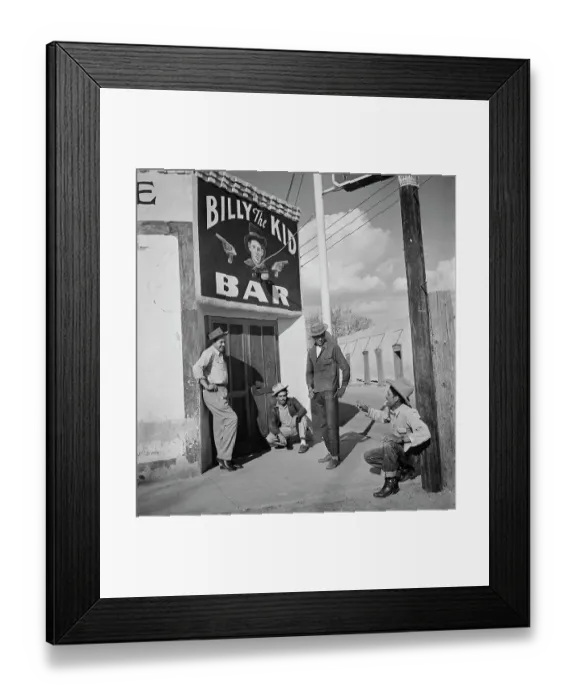 Framed Print : Billy The Kid Bar Framed Print : Billy The Kid Bar