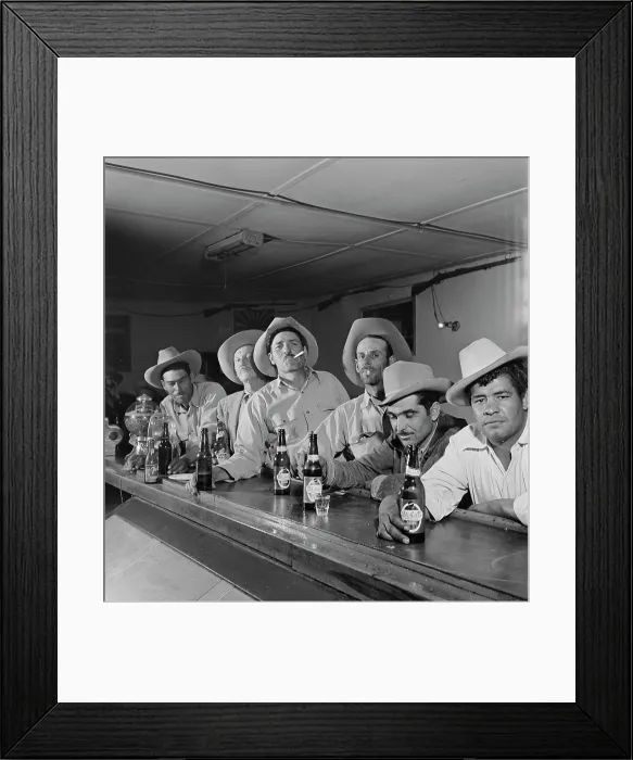 Framed Print : Las Cruces Bar