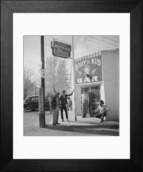 Framed Print : Billy The Kid Bar