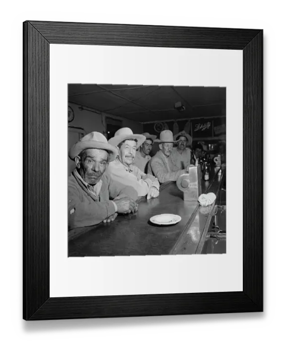 Framed Print : Las Cruces Bar