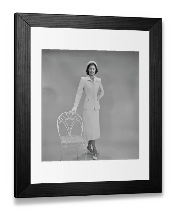 Framed Print : Ebony Magazine Fashion Shoot, 1951 Framed Print : Ebony Magazine Fashion Shoot, 1951