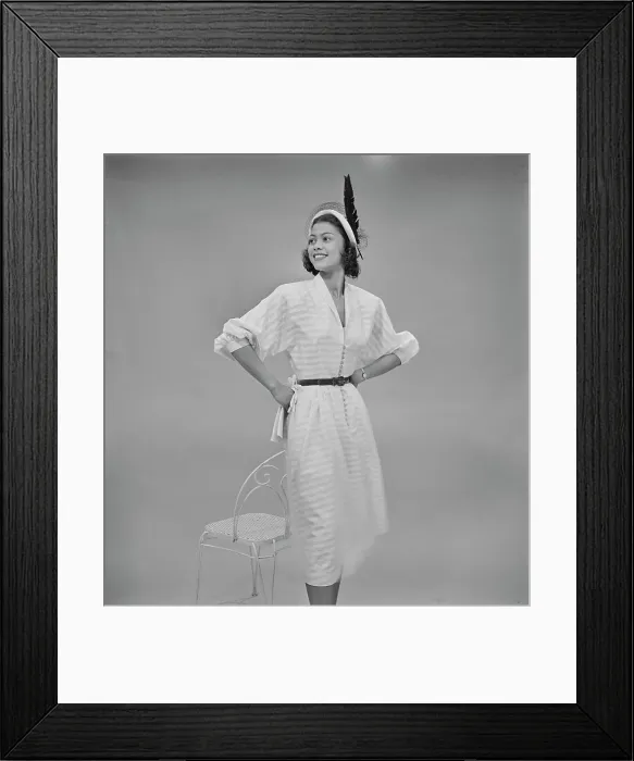 Framed Print : Ebony Magazine Fashion Shoot, 1951 Framed Print : Ebony Magazine Fashion Shoot, 1951