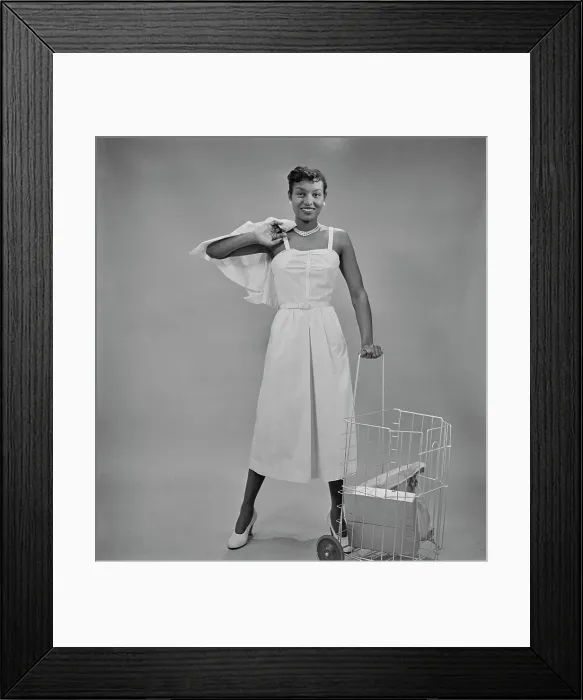 Framed Print : Ebony Magazine Fashion Shoot, 1951 Framed Print : Ebony Magazine Fashion Shoot, 1951