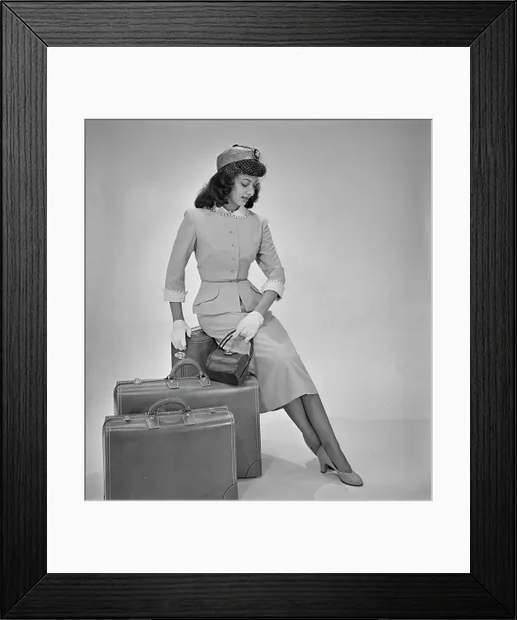 Framed Print : Ebony Magazine Fashion Shoot, 1951 Framed Print : Ebony Magazine Fashion Shoot, 1951