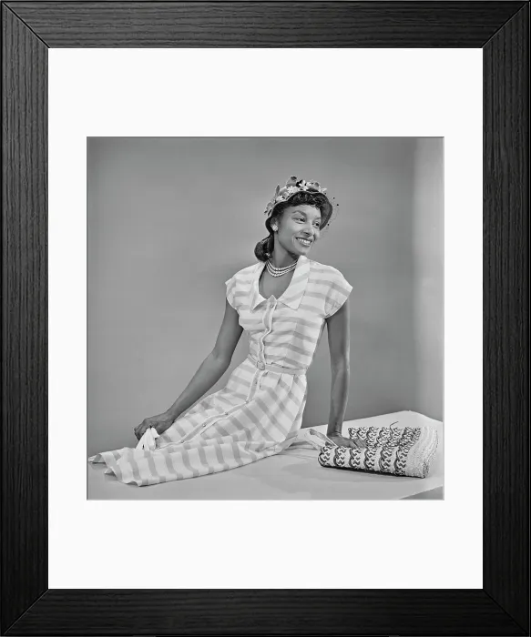 Framed Print : Ebony Magazine Fashion Shoot, 1951 Framed Print : Ebony Magazine Fashion Shoot, 1951