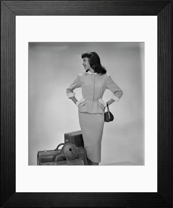 Framed Print : Ebony Magazine Fashion Shoot, 1951 Framed Print : Ebony Magazine Fashion Shoot, 1951