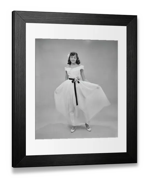 Framed Print : Ebony Magazine Fashion Shoot, 1951 Framed Print : Ebony Magazine Fashion Shoot, 1951