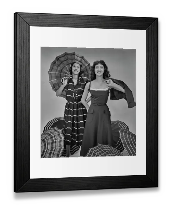 Framed Print : Ebony Magazine Fashion Shoot, 1951 Framed Print : Ebony Magazine Fashion Shoot, 1951