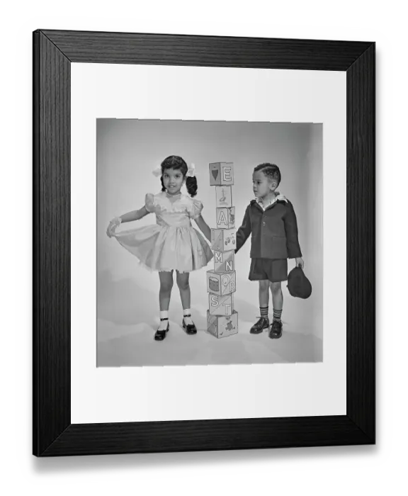 Framed Print : Ebony Magazine Fashion Shoot, 1951 Framed Print : Ebony Magazine Fashion Shoot, 1951