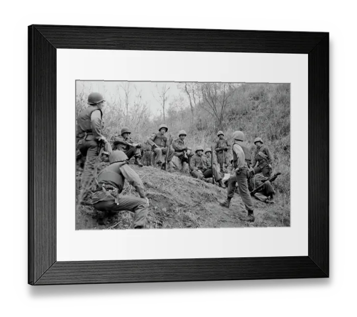 Framed Print : Korean War Framed Print : Korean War