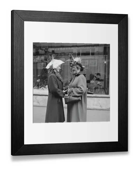 Framed Print : Shopping For Hats Framed Print : Shopping For Hats