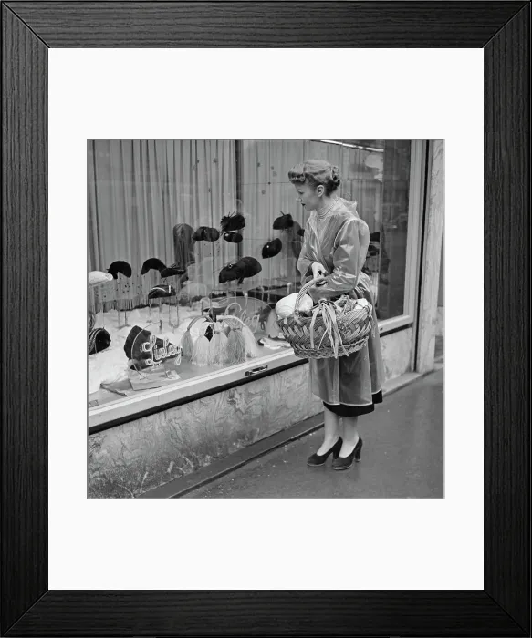Framed Print : Shopping For Hats Framed Print : Shopping For Hats