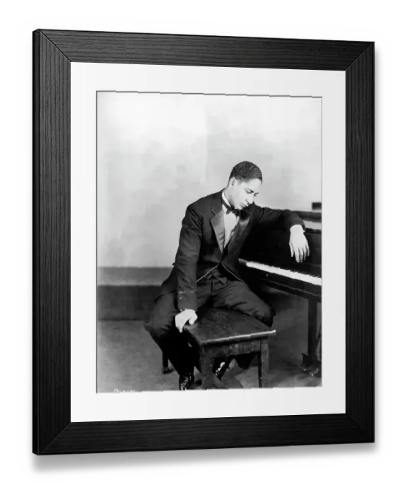 Framed Print : Jelly Roll Morton at the Piano Framed Print : Jelly Roll Morton at the Piano