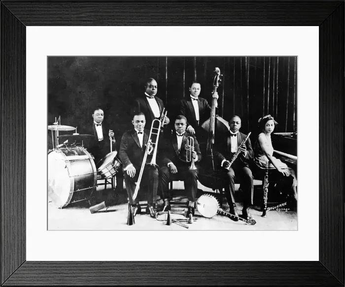 Framed Print : King Oliver and Band Framed Print : King Oliver and Band