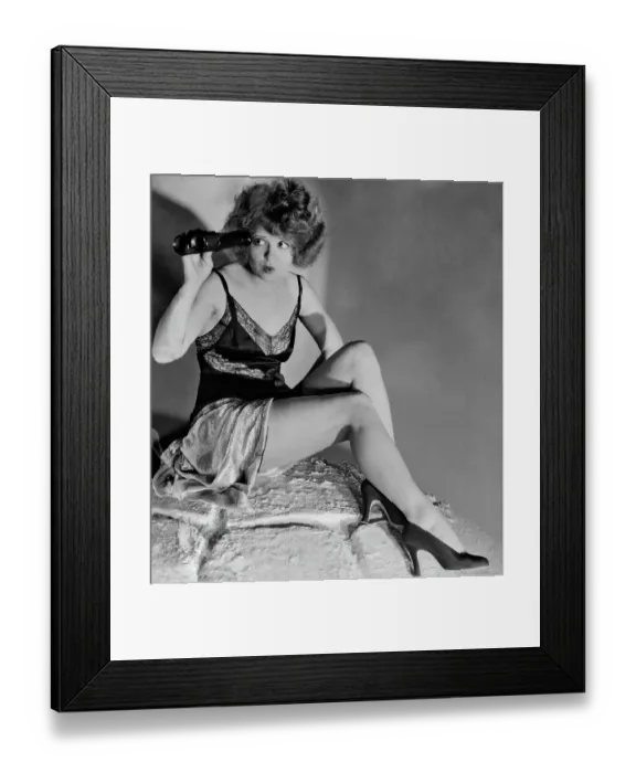 Framed Print : Clara Bow. LOS ANGELES - CIRCA 1925: Actress Clara Bow poses for a portrait
