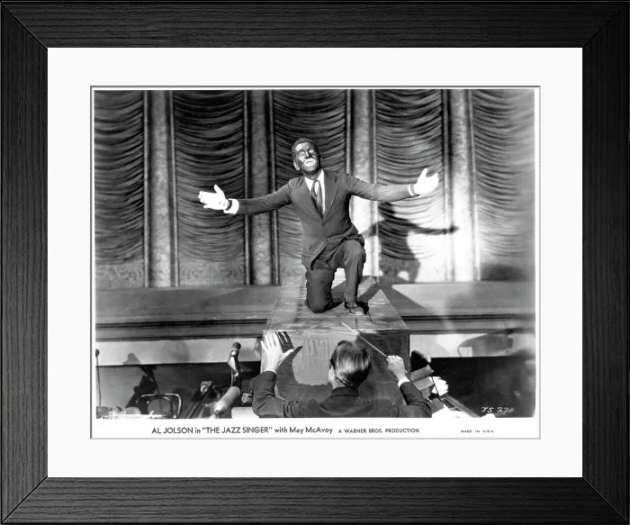 Framed Print : Al Jolson In The Jazz Singer Framed Print : Al Jolson In The Jazz Singer