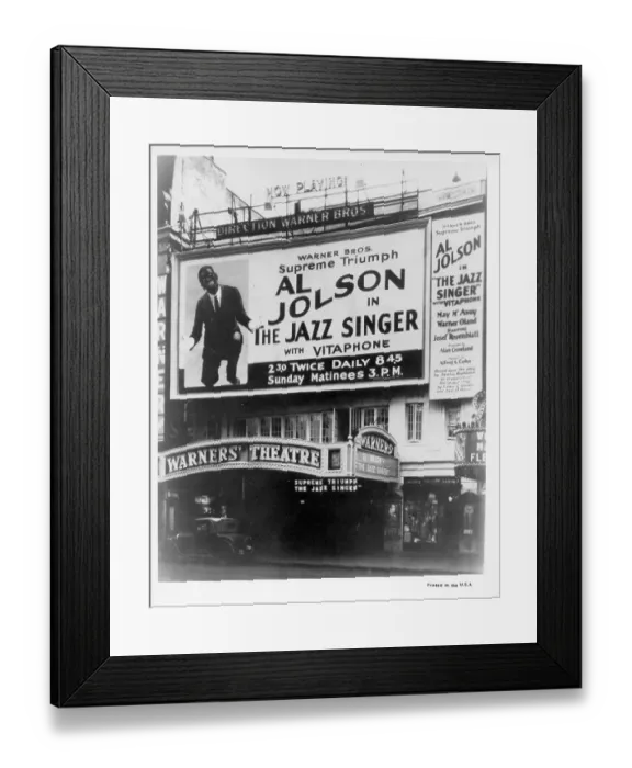 Framed Print : The Jazz Singer Framed Print : The Jazz Singer