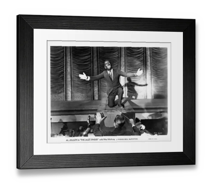 Framed Print : Al Jolson In Blackface Framed Print : Al Jolson In Blackface