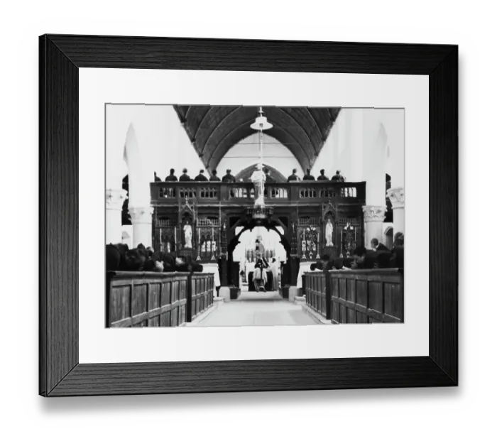 Framed Print : Chinese Trappists Monks
