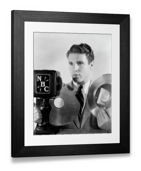 Framed Print : Ozzie Nelson On NBC Radio Framed Print : Ozzie Nelson On NBC Radio