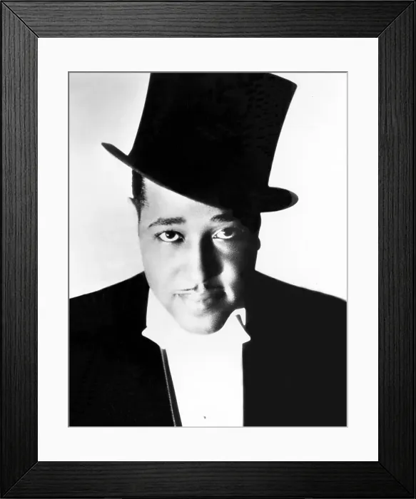 Framed Print : Duke Ellington Portrait With Top Hat Framed Print : Duke Ellington Portrait With Top Hat