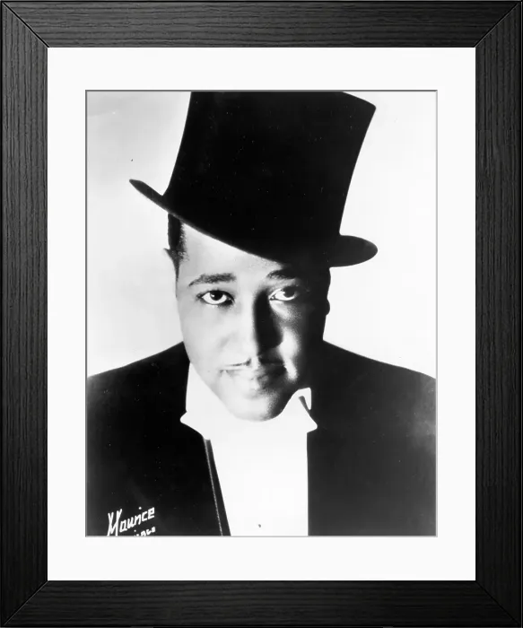 Framed Print : Duke Ellington Portrait With Top Hat Framed Print : Duke Ellington Portrait With Top Hat