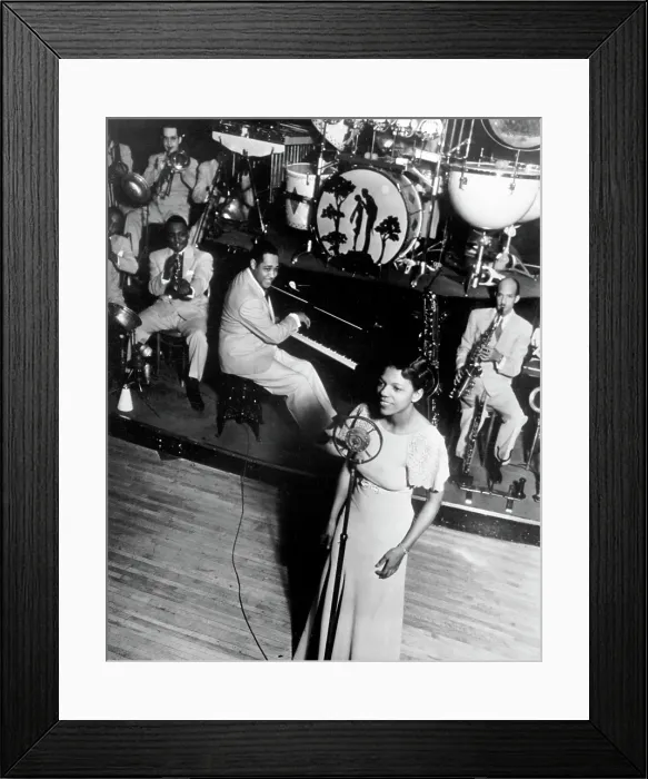 Framed Print : Duke Ellington Performing With Ivie Anderson Framed Print : Duke Ellington Performing With Ivie Anderson