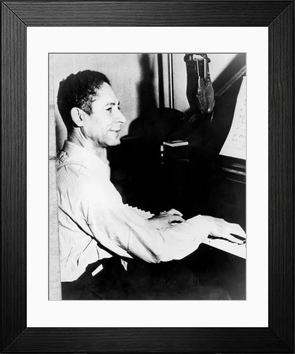 Framed Print : Jelly Roll Morton At The Piano Framed Print : Jelly Roll Morton At The Piano