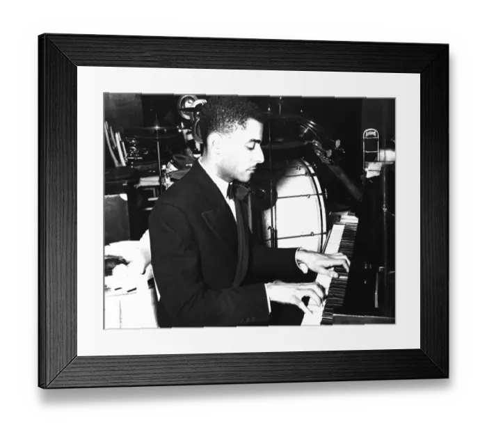 Framed Print : Teddy Wilson Performing Framed Print : Teddy Wilson Performing