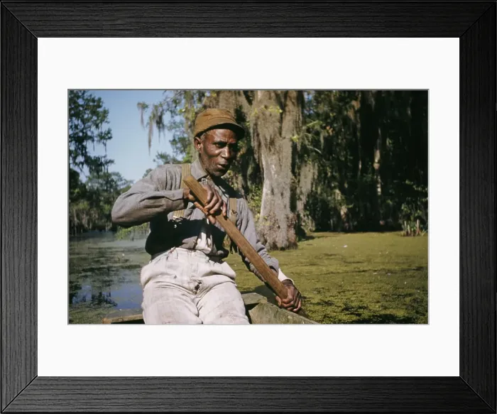 Framed Print : Recreation Of Life On A Pre Civil War Plantation Framed Print : Recreation Of Life On A Pre Civil War Plantation