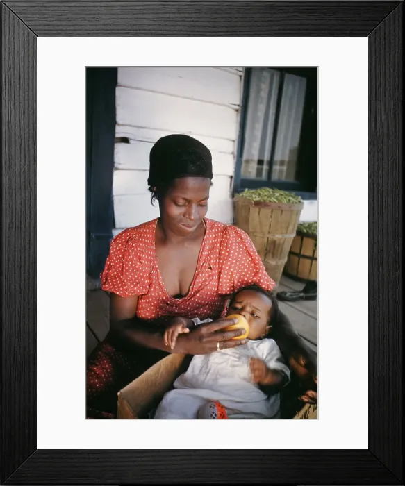 Framed Print : Recreation Of Life On A Pre Civil War Plantation Framed Print : Recreation Of Life On A Pre Civil War Plantation