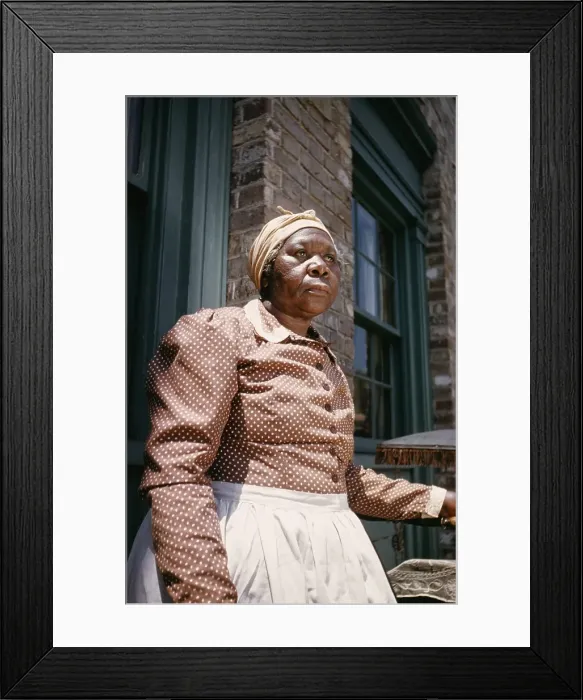 Framed Print : Recreation Of Life On A Pre Civil War Plantation Framed Print : Recreation Of Life On A Pre Civil War Plantation