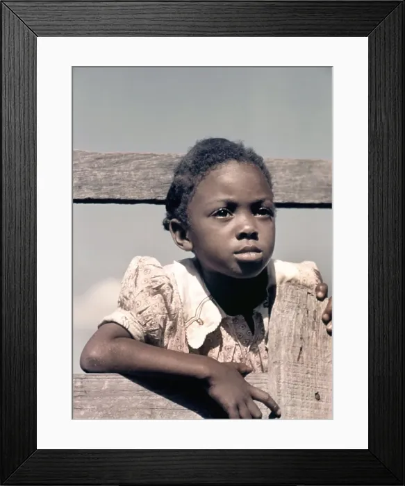 Framed Print : Recreation Of Life On A Pre Civil War Plantation