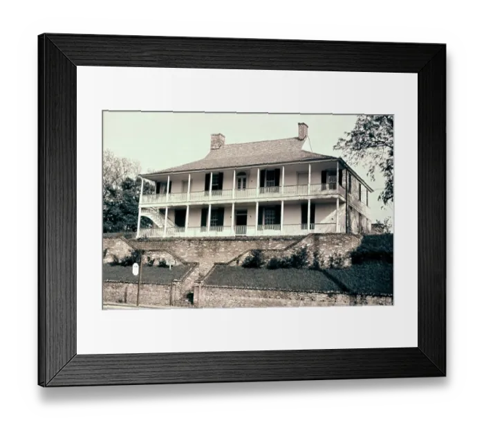 Framed Print : A Pre Civil War House Framed Print : A Pre Civil War House