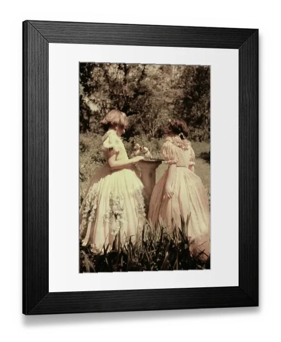 Framed Print : Recreation Of Life On A Pre Civil War Plantation Framed Print : Recreation Of Life On A Pre Civil War Plantation