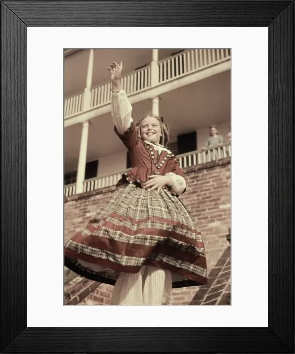 Framed Print : Recreation Of Life On A Pre Civil War Plantation Framed Print : Recreation Of Life On A Pre Civil War Plantation