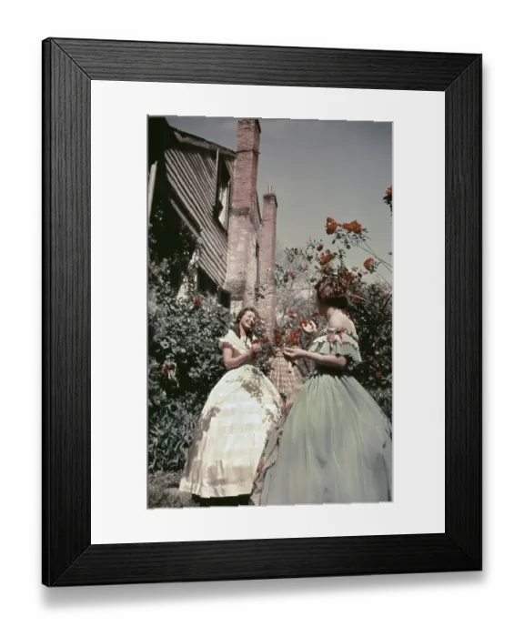 Framed Print : Recreation Of Life On A Pre Civil War Plantation Framed Print : Recreation Of Life On A Pre Civil War Plantation