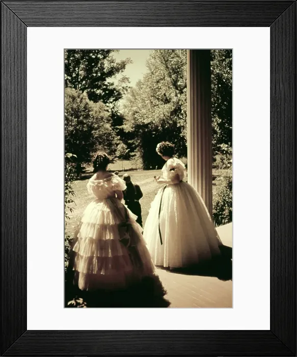 Framed Print : Recreation Of Life On A Pre Civil War Plantation Framed Print : Recreation Of Life On A Pre Civil War Plantation