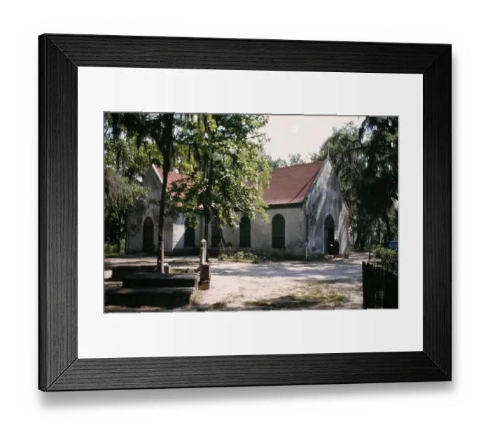Framed Print : Old Southern Church Framed Print : Old Southern Church